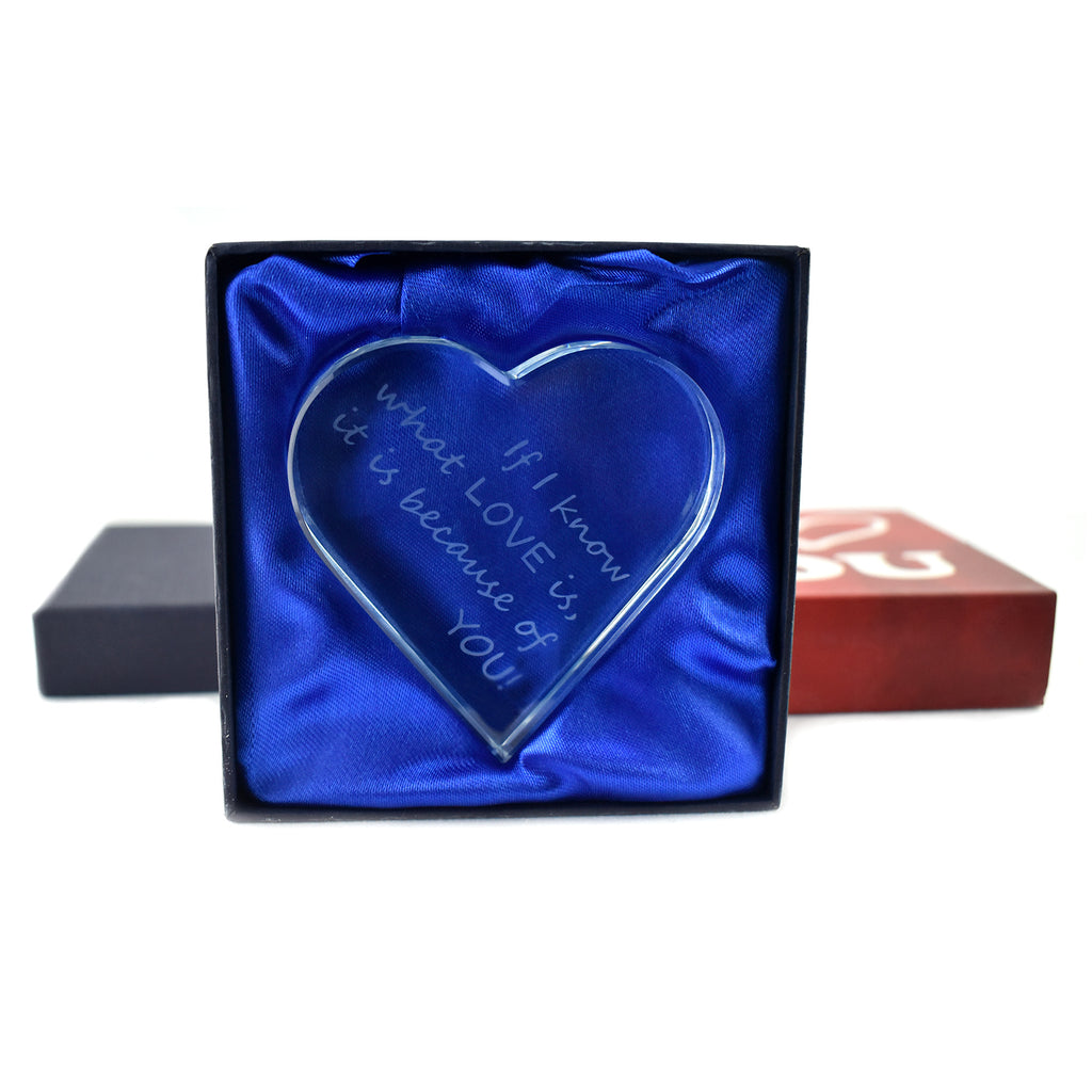 I Love You Heart Anniversary Gift for Partner