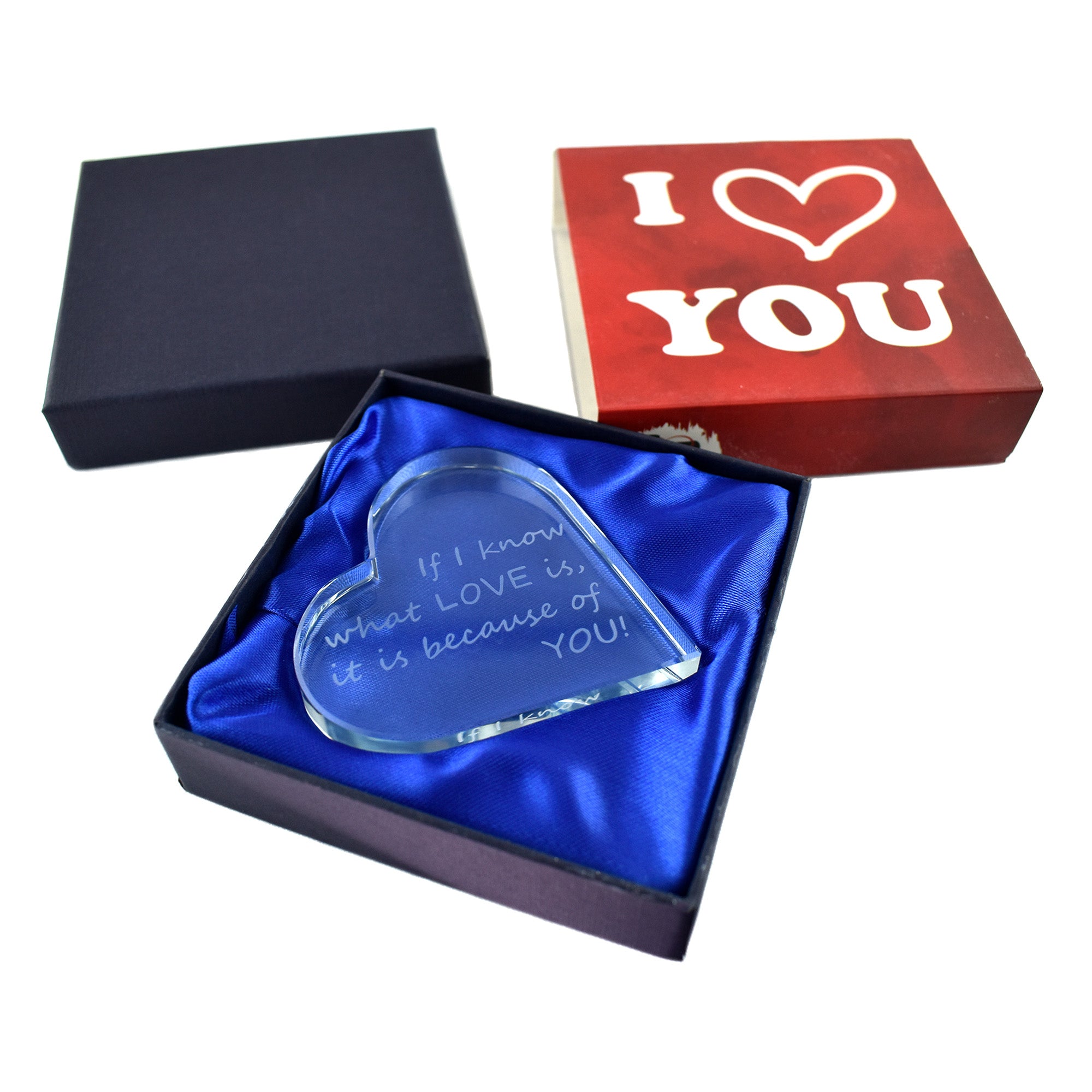 I Love You Heart Anniversary Gift for Partner