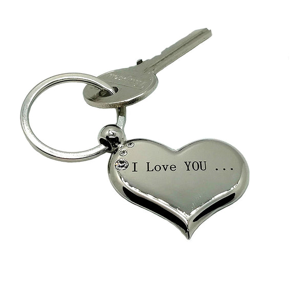 Heart keyring and key